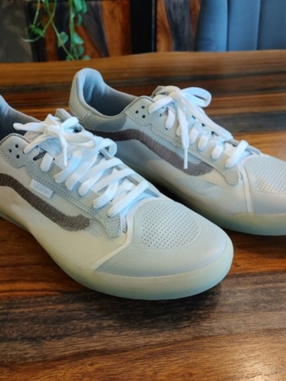 Van's Off the Wall Evdnt Ultimate Waffle Men's Skate Shoes Sneakers Gray-Size 10